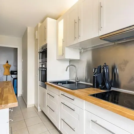 Apartamento Climatisé 3 étoiles T3 Chic à Avec Billard Et Terrasse Estrasburgo