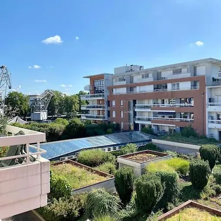 Climatise 3 Etoiles T3 Chic A Avec Billard Et Terrasse Apartman Strasbourg